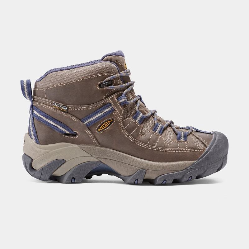 Botas De Montaña Keen Targhee II Waterproof Mid Para Mujer Marrom/Morados - Botas Keen Mexico (25098